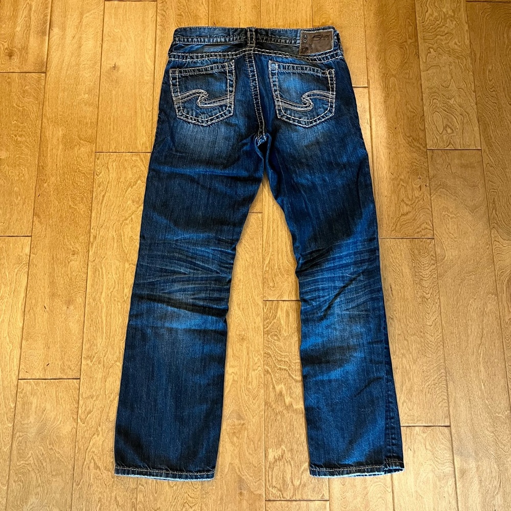 Mens silver jeans W30/L30